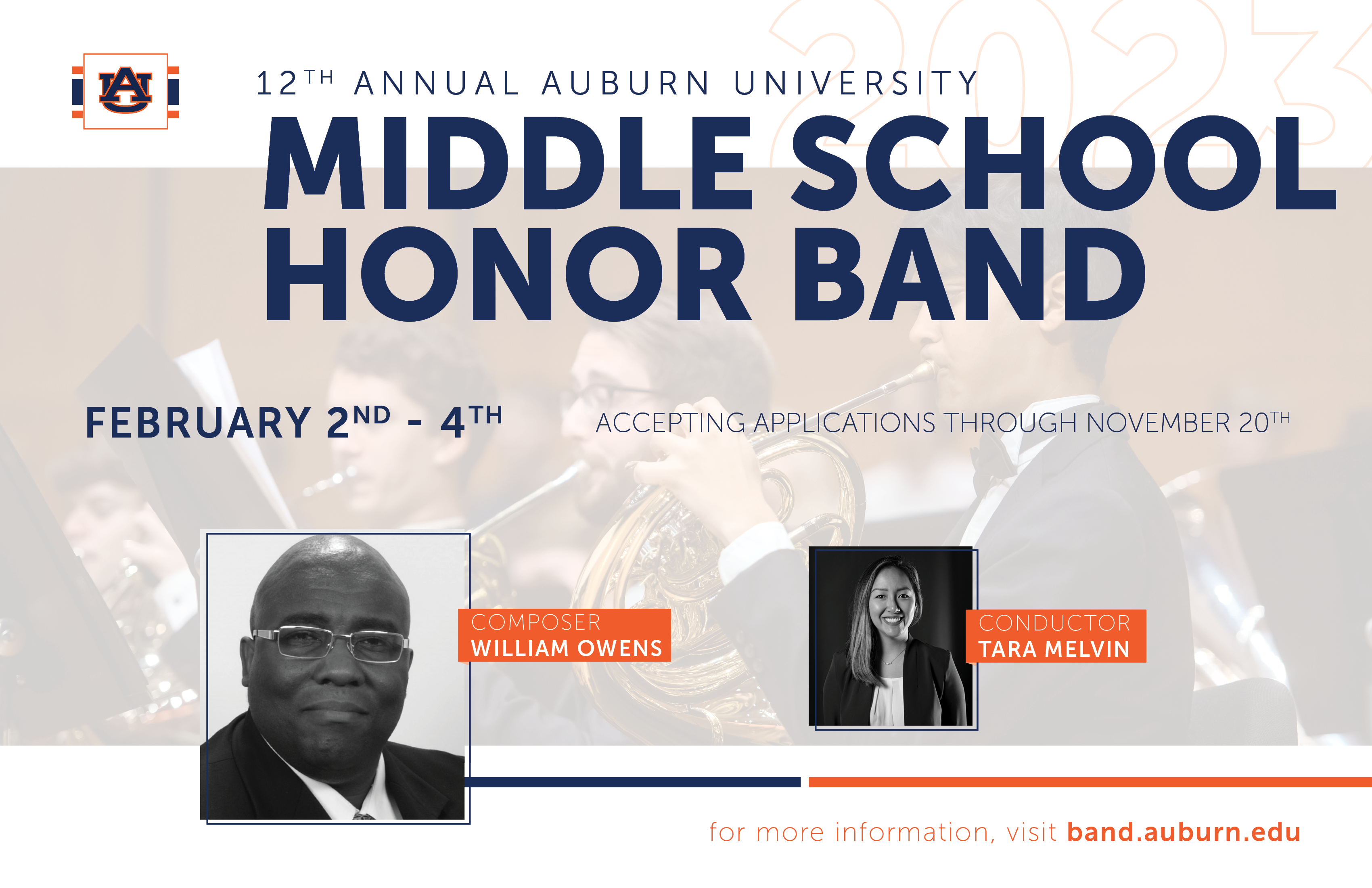 Middle School Honor Band, Feb 2 - 4